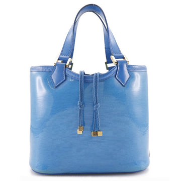 LOUIS VUITTON Handbag M92472 pile light blue Epiplage Mini lagoon bay Women Used