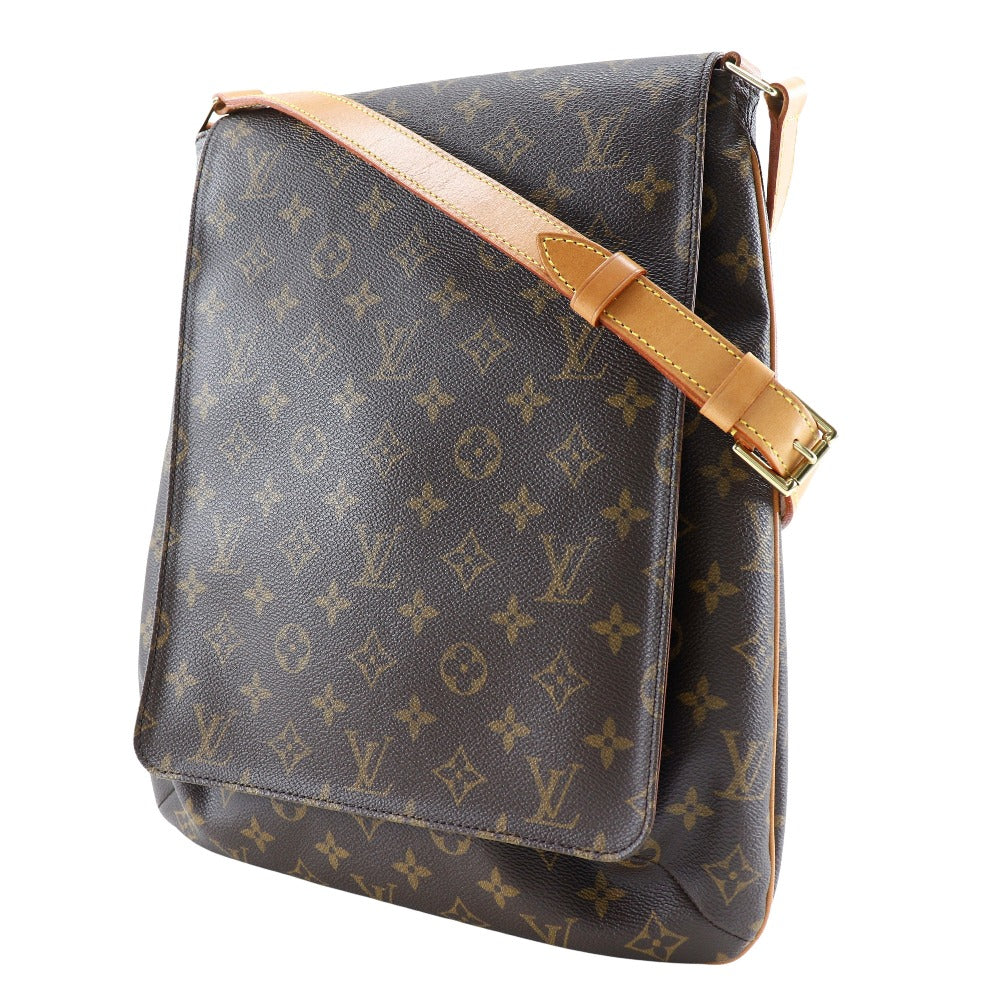 LOUIS VUITTON Shoulder Bag M51256 Monogram canvas Brown Musette Women Used