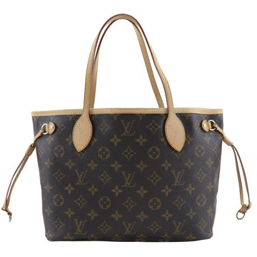 LOUIS VUITTON Tote Bag M40155 Monogram canvas Brown Never full PM Women Used