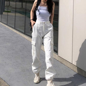 Streetwear Baggy Cargo Pants K0399