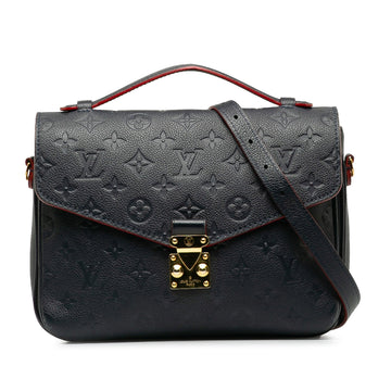 Blue Louis Vuitton Monogram Empreinte Pochette Metis