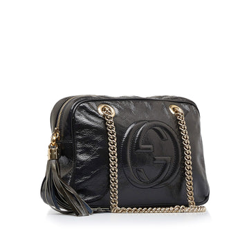 Gucci Soho Chain Black Leather
