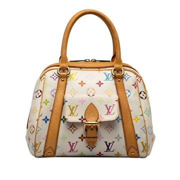 White Louis Vuitton Monogram Multicolore Priscilla Handbag