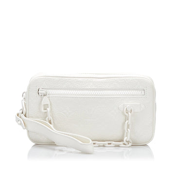 White Louis Vuitton Monogram Taurillon Volga