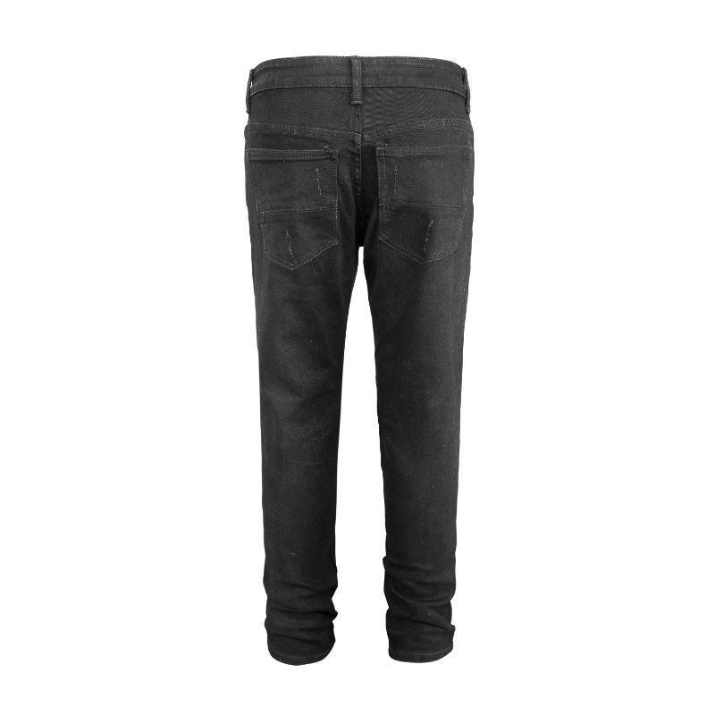 Destroyed Biker Denim - Black