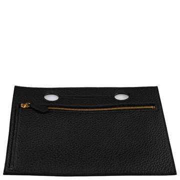Hermes Birkin Pochette Backpocket Black Swift With Palladium Hardware - 2021, Z