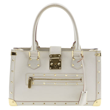 LOUIS VUITTON Handbag M91815 Goatskin Bron (White) Suhali line Fabreau Women Used