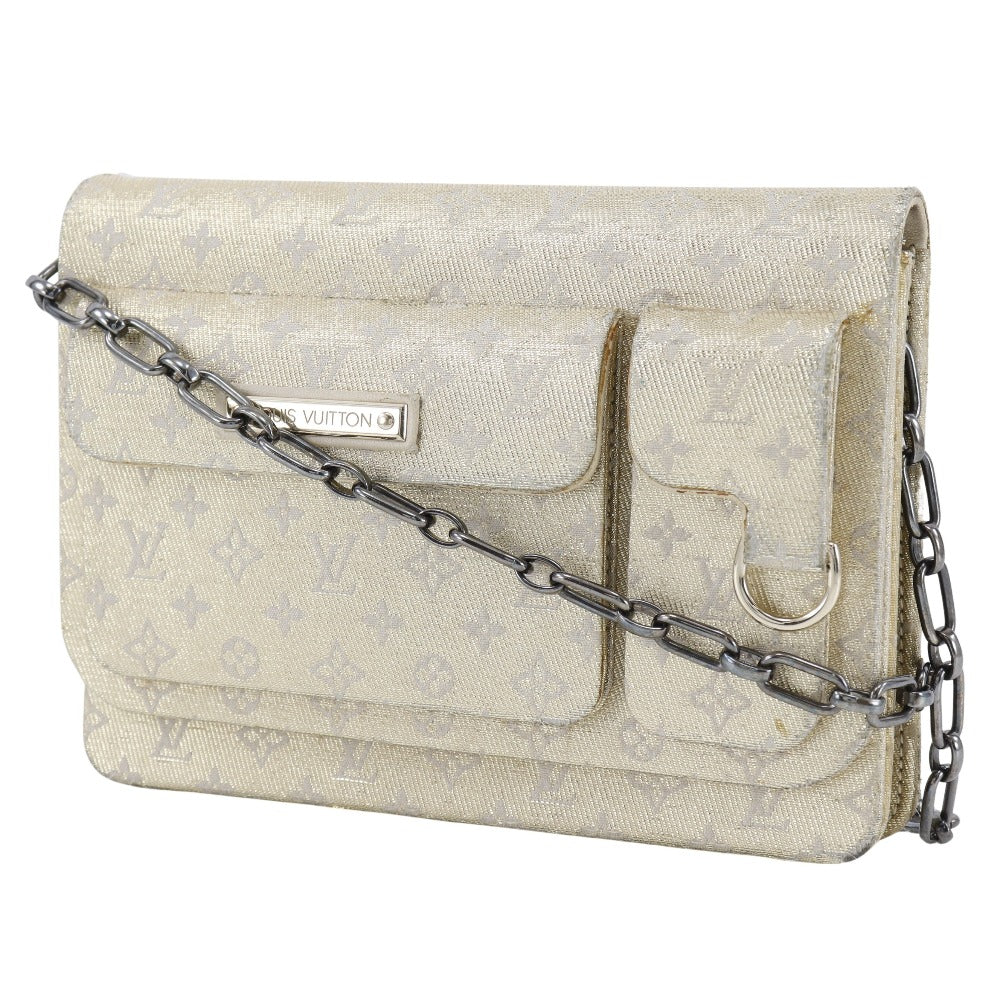 LOUIS VUITTON Shoulder Bag Monogram Shine gold Monogram Shine Women Used