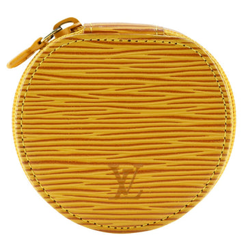 LOUIS VUITTON Other fashion goods Epi Leather yellow Epi Jewelry case Women Used