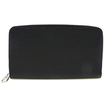 LOUIS VUITTON Long Wallet Purse M60632 Epi Leather black Zippy Organizer mens Used