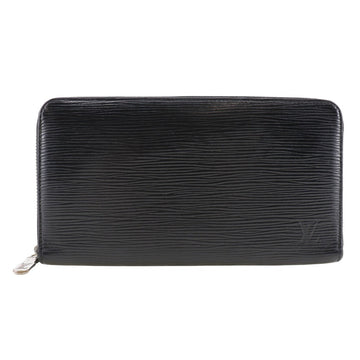 LOUIS VUITTON Long Wallet Purse M62643 Epi Leather black Zippy Organizer mens Used