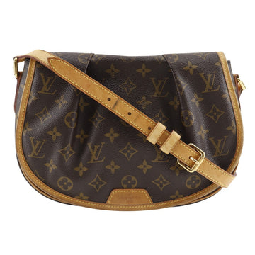 LOUIS VUITTON Shoulder Bag M40474 Monogram canvas Brown Menil Montan PM Women Used