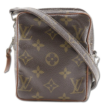 LOUIS VUITTON Shoulder Bag Monogram canvas Brown Danube Mini Women Used