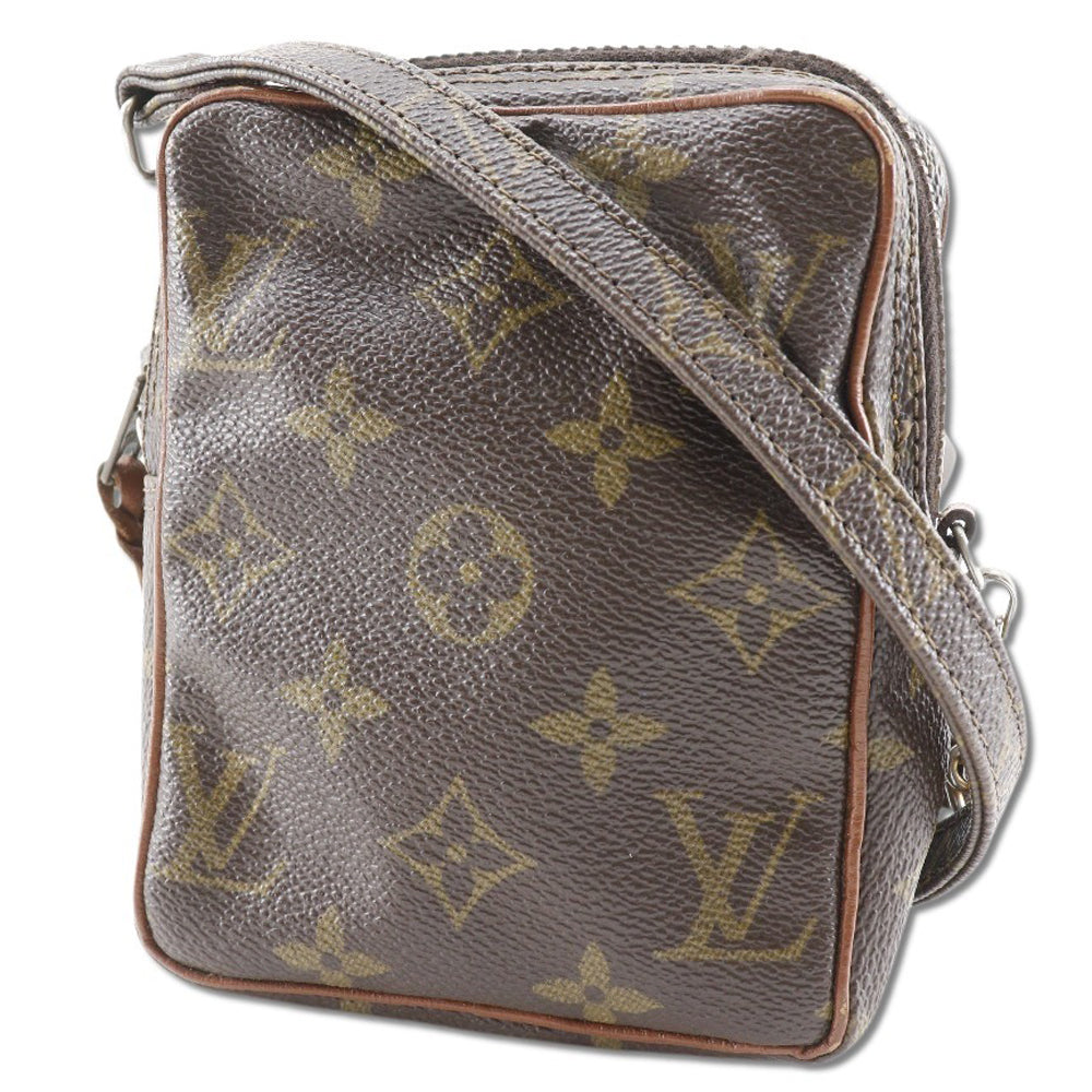 LOUIS VUITTON Shoulder Bag Monogram canvas Brown Danube Mini Women Used