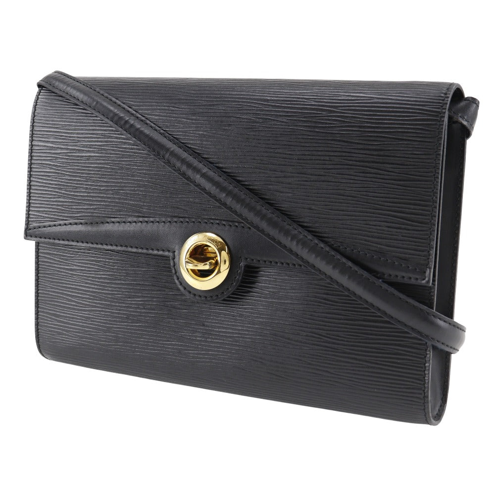 LOUIS VUITTON Shoulder Bag M52572 Epi Leather black 2-way clutch Arche Pochette Women Used