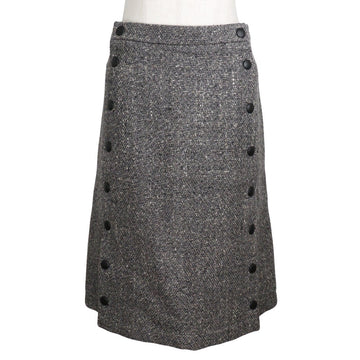 LOUIS VUITTON skirt CA36929 Rayon, Silk, Cupra gray Women 34 Used