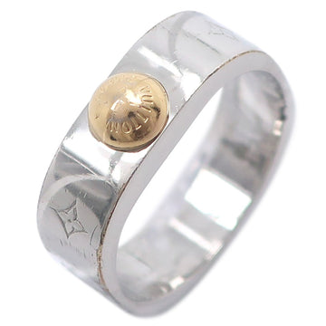 LOUIS VUITTON Ring M00218 metallic Silver Nanogram unisex(Unisex) L Used