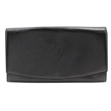 LOUIS VUITTON Clutch bag M63962 leather black Opera line Aegean mens(Unisex) Used