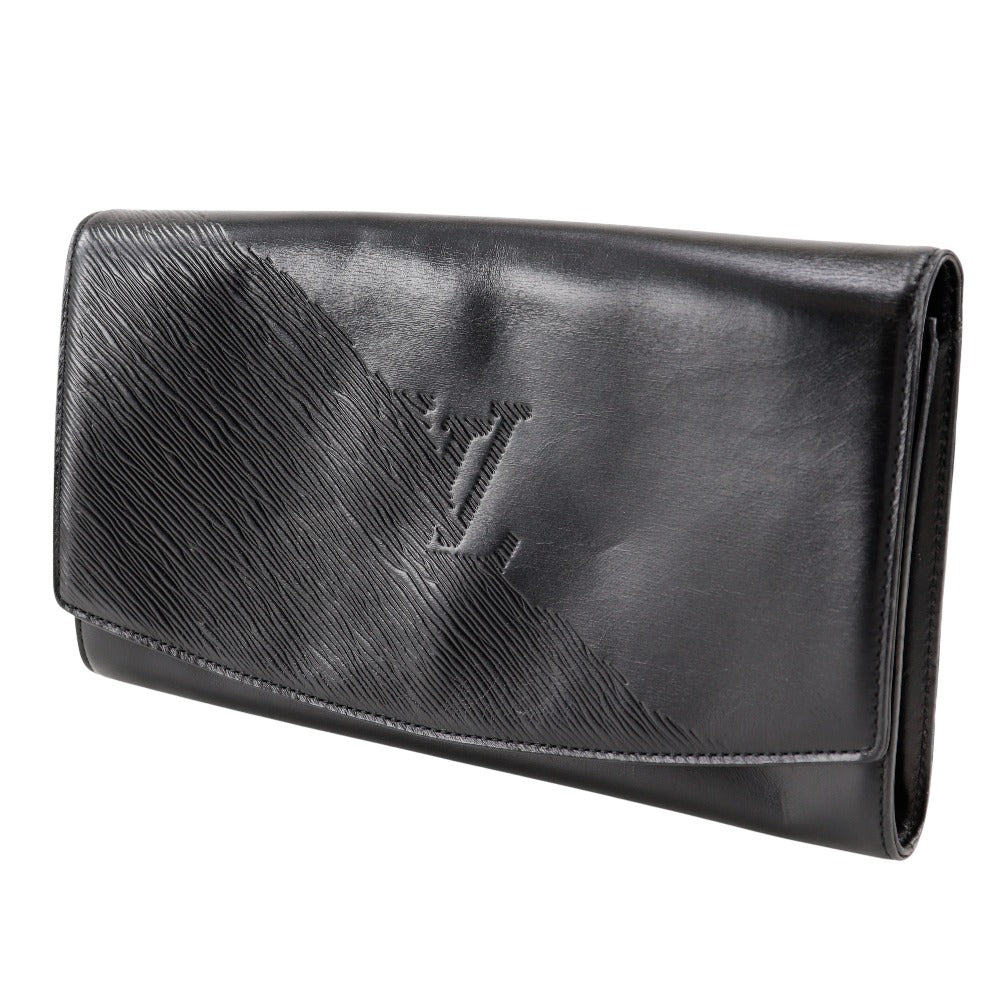 LOUIS VUITTON Clutch bag M63962 leather black Opera line Aegean mens(Unisex) Used