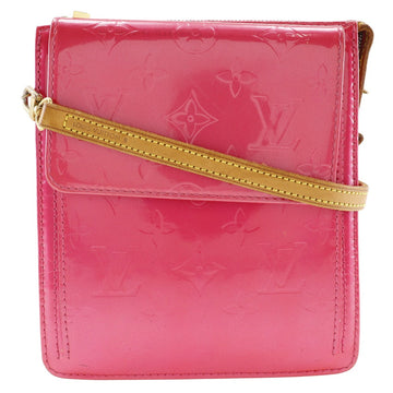 LOUIS VUITTON Shoulder Bag M91225 Monogram Vernis pink Motto Women Used