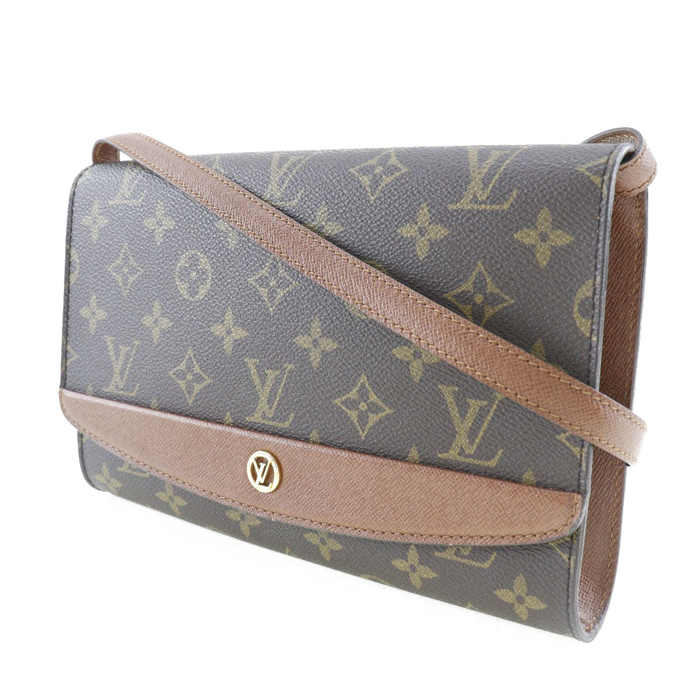 LOUIS VUITTON Shoulder Bag M51797 Monogram canvas Brown vintage 2-way clutch Bordeaux Women Used