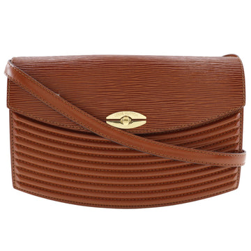 LOUIS VUITTON Shoulder Bag M52563 Epi Leather Brown 2-way clutch Prebourg Women Used