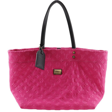 LOUIS VUITTON Tote Bag M92802 microfiber pink 2009 cruise line Scuba MM Women Used