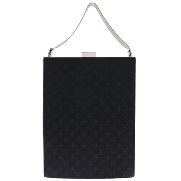 LOUIS VUITTON Handbag M92100 Monogram satin black Party bag Angers GM Women Used
