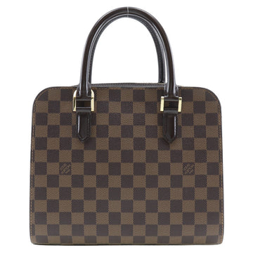 LOUIS VUITTON Handbag N51155 Damier canvas Brown Triana Women Used