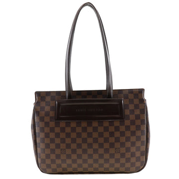 LOUIS VUITTON Tote Bag N51123 Damier canvas Brown Parioli PM Women Used