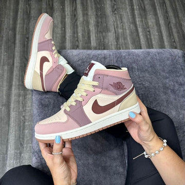Custom Jordan 1 Mid SE Dark Pony Smoky Mauve DO7440-821