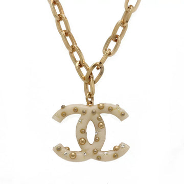 Chanel Gold Chain Pendant Necklace