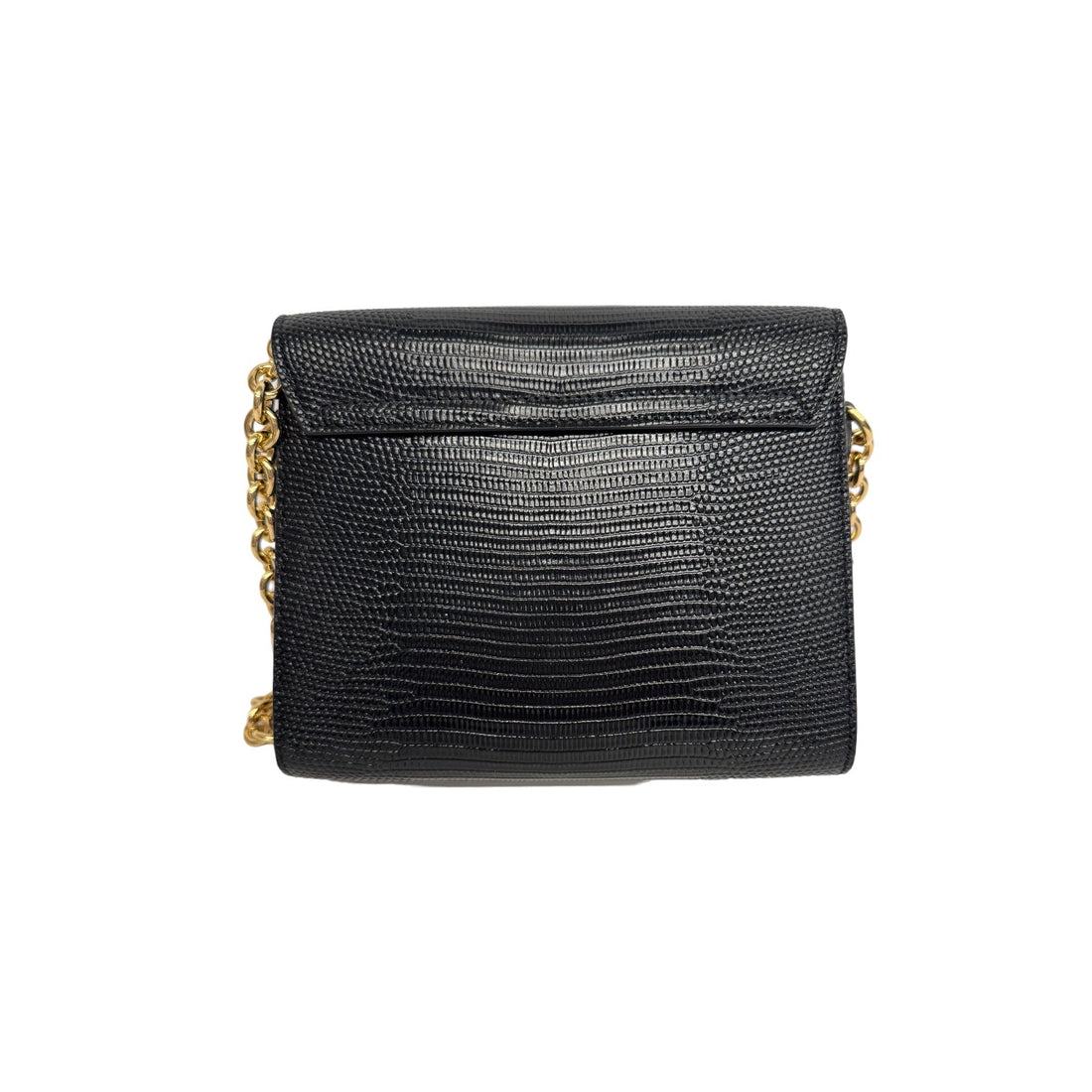 Dolce & Gabbana DG Crystals Crossbody Bag Black Leather