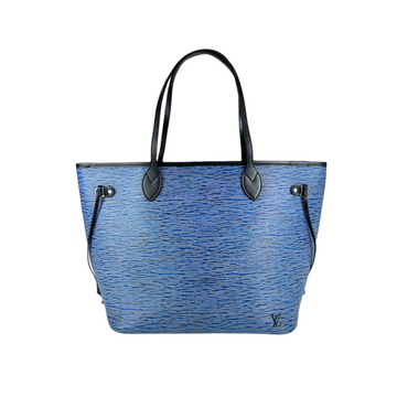 Louis Vuitton Neverfull MM Blue Denim Epi