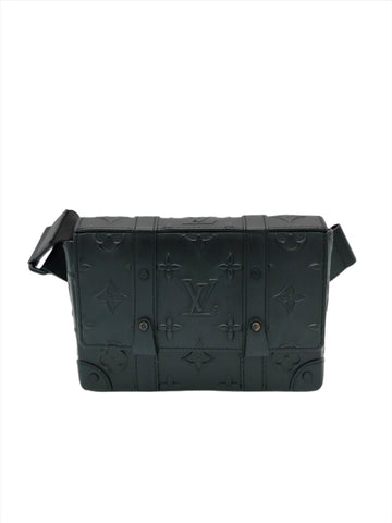 Louis Vuitton Trunk Monogram Seal Black Slingbag - '20s