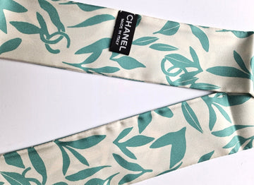 SILK CHOKER GREEN