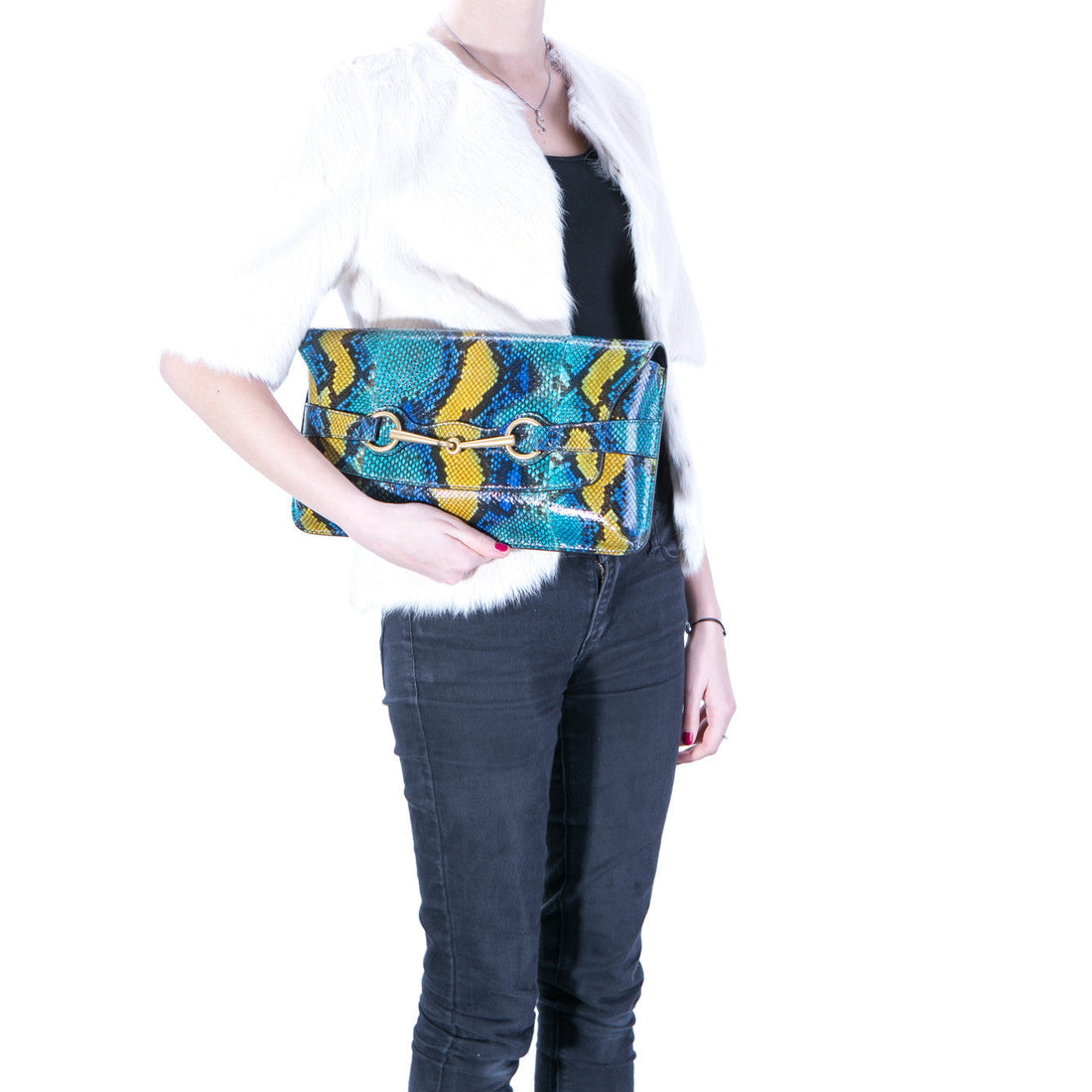 Bright Bit Python Clutch