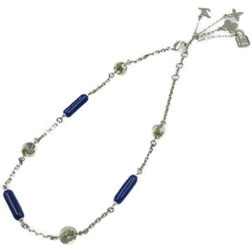 LOUIS VUITTON Necklace M65544 metal Silver Sotoire Veil Ankhlusion Women Used