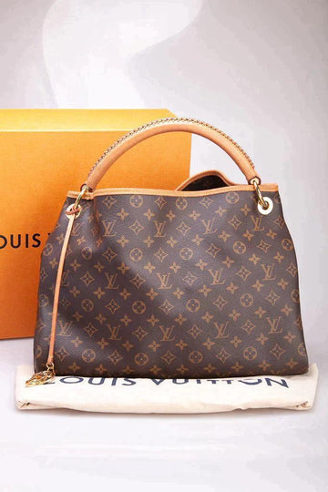 Makersluxe - Monogram Canvas Artsy Bag - LUV 176