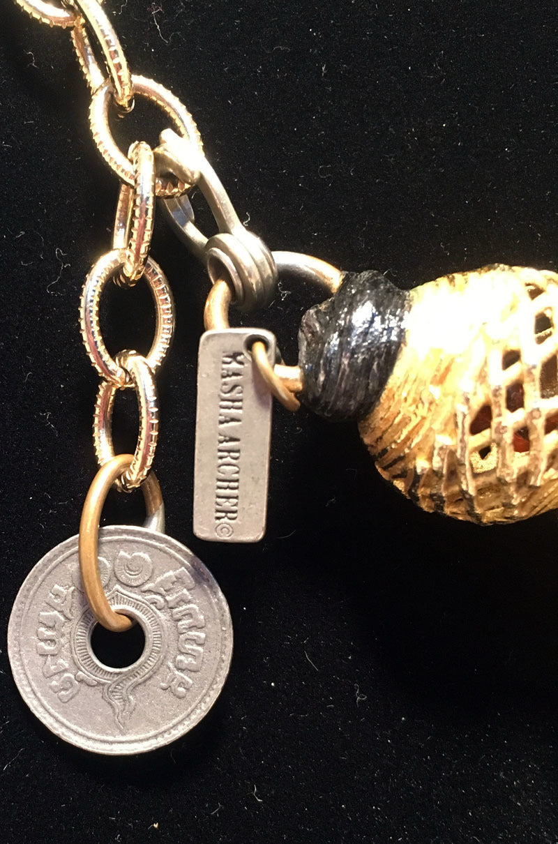 Macha Archer Vintage Designer Necklace Set