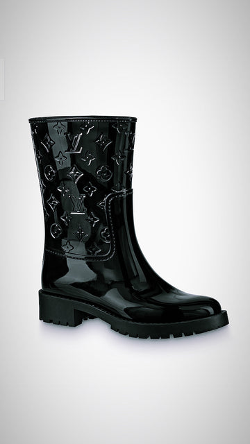 LOUIS VUITTON DROPS FLAT HALF BOOT