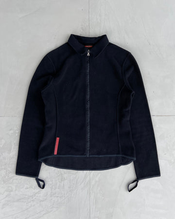 PRADA SPORT 2000'S FLEECE ZIP UP - M