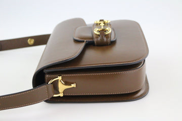 Brown Horsebit 1955 Shoulder Bag