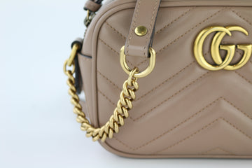 GG Marmont Mini Matelassé Bag