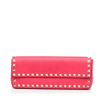 Valentino Rockstud Clutch Pink