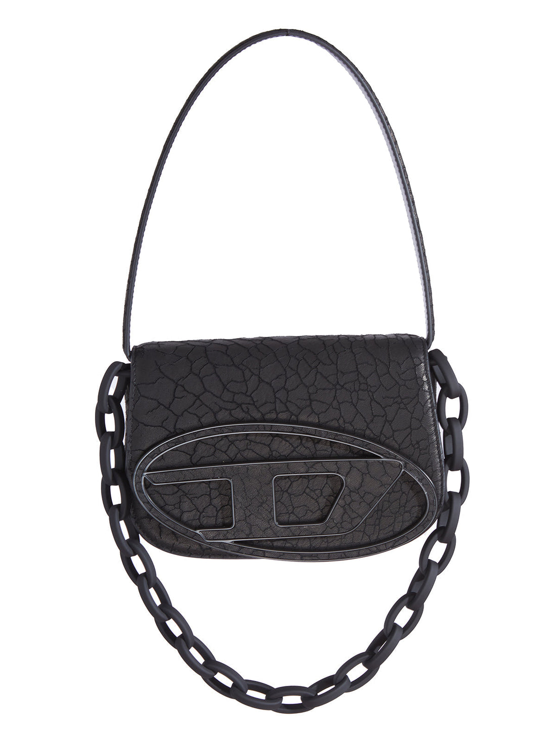 1DR CRACKED LEATHER BAG