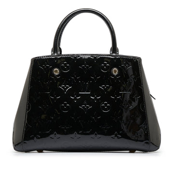 Louis Vuitton Montaigne BB Black Vernis