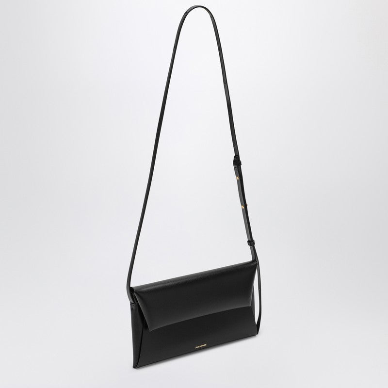 Jil Sander Folded Small Clutch Bag Black Women