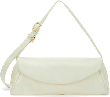 CANNOLO PADDED LARGE LEATHER SHOULDER BAG