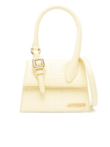 Le Chiquito Moyen Boucle in Pale Yellow